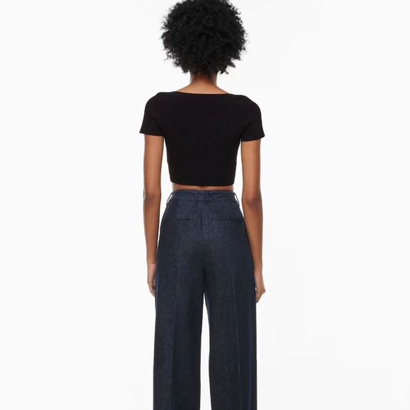 Aritzia Baboon Sculpt Knit Squareneck Top - Picture 4 of 4